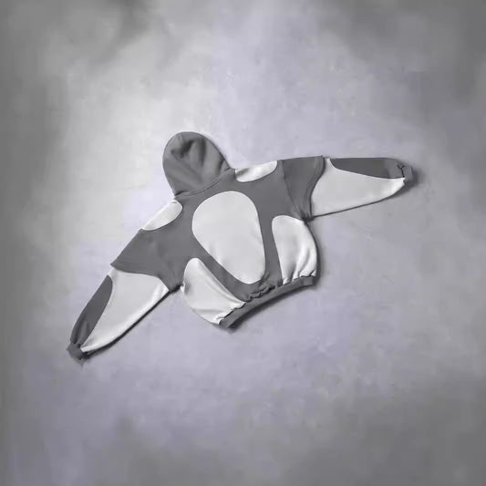 American Style Y2g Retro Contrast Color Street Trend Hoodie