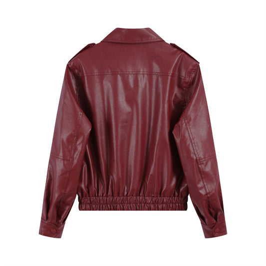 Men's American-style Pu Leather Jacket