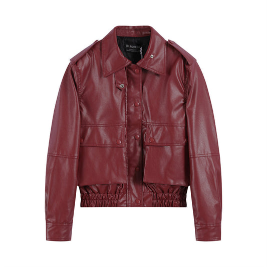 Men's American-style Pu Leather Jacket